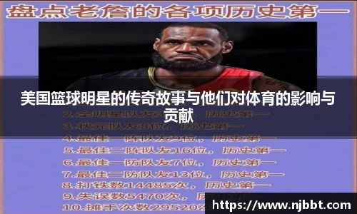 美国篮球明星的传奇故事与他们对体育的影响与贡献